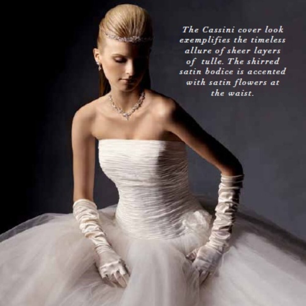 Size 8 Ivory Oleg Cassini Wedding Dress